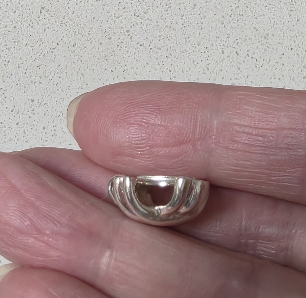 Tiffany signature X pendant sterling silver 925 - Picture 5 of 7
